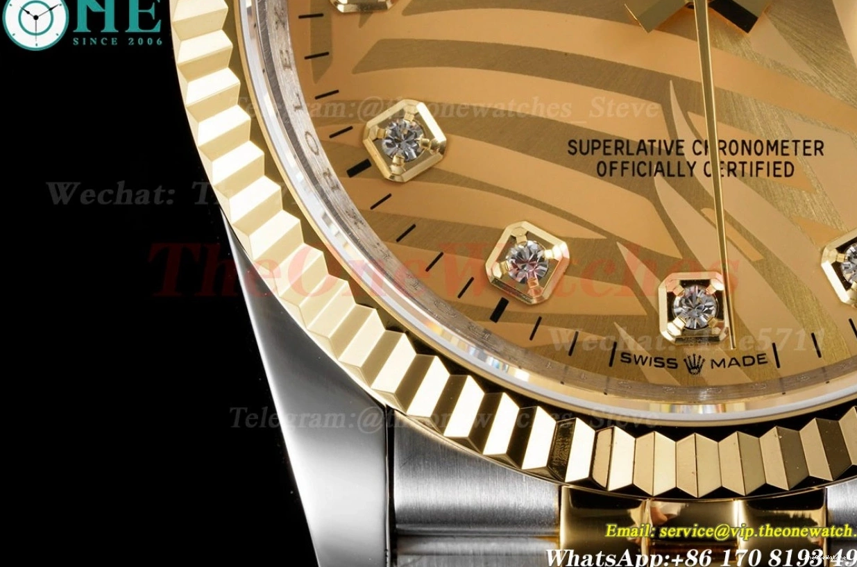 36mm YG Datejust VR3235 126233 Jub V2 Gold SS Textured JDF 0107